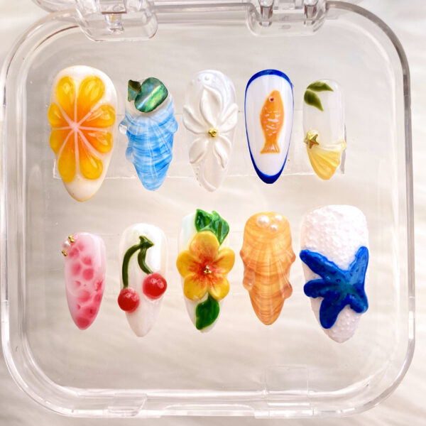 Seaside fruit picnic