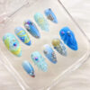 Ocean Enchant Splash Press on Nails