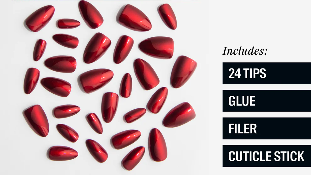 Top 10 best red press on nails for every skin tone [2025 edition]