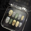 Golden Orchard Charm Press on Nails