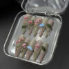 Cherry Fan Elegance Press on Nails