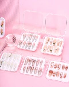 Valentine press on nails: ombré romance for every love story