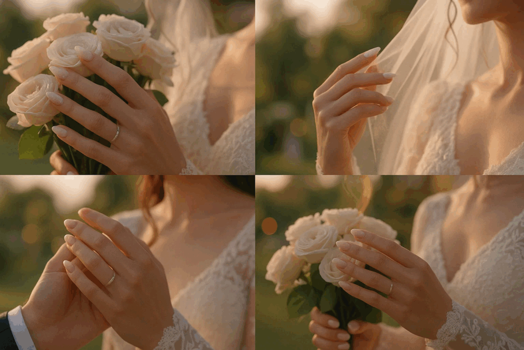 Top 10 bridal press on nails from yabe vietnam for a romantic, picture-perfect wedding look