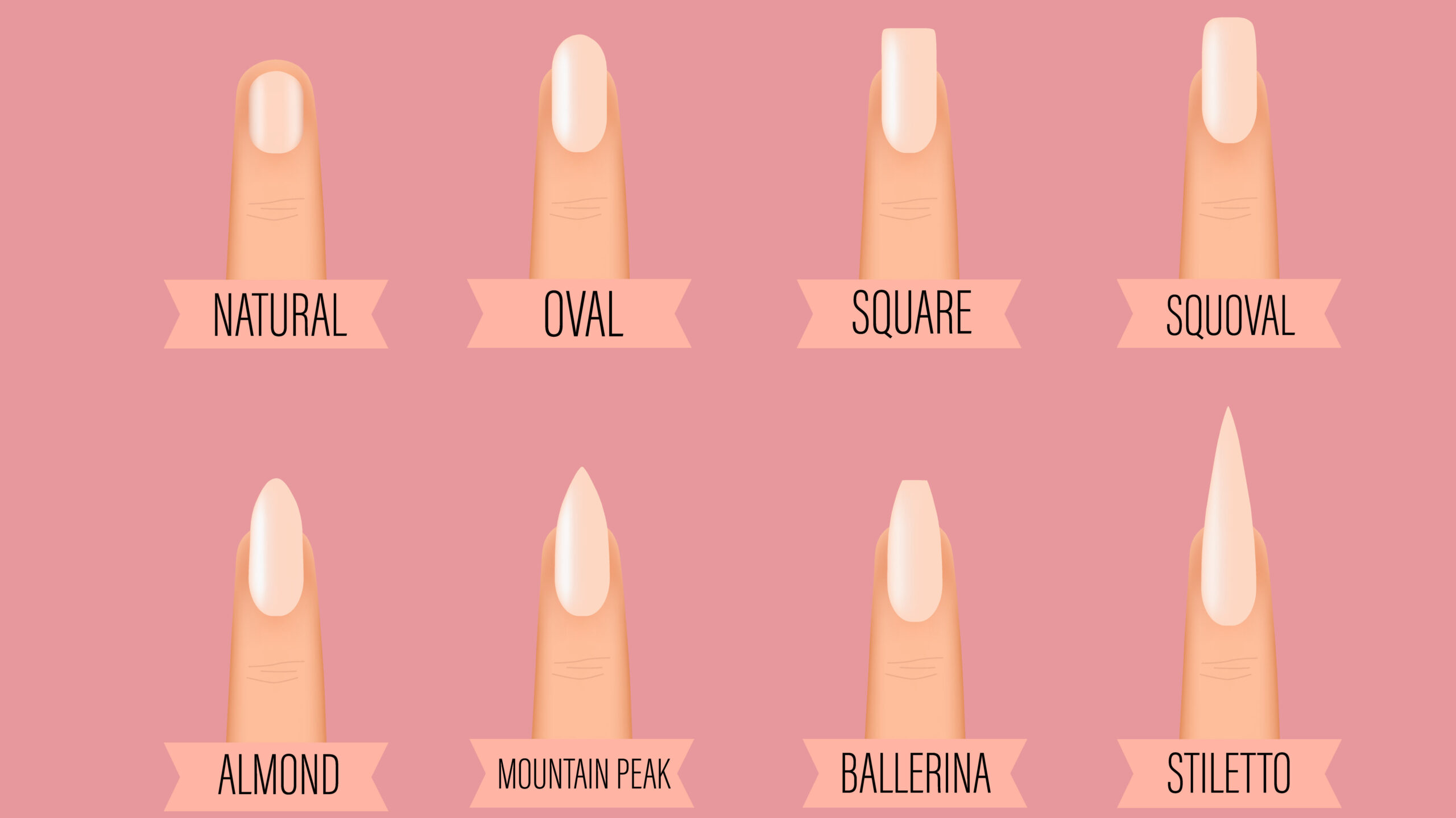 Nail shapes 101 – coffin, stiletto, almond & more (which suits you? )