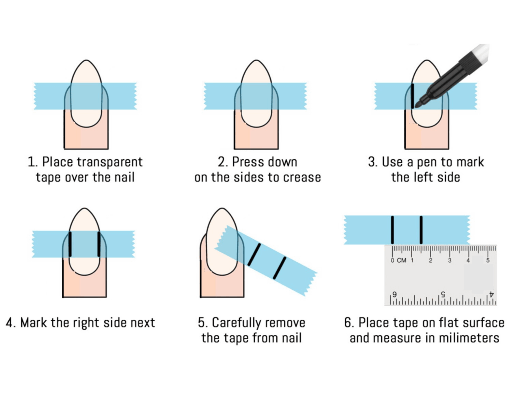 Press-on nails sizing guide – how to get the perfect fit