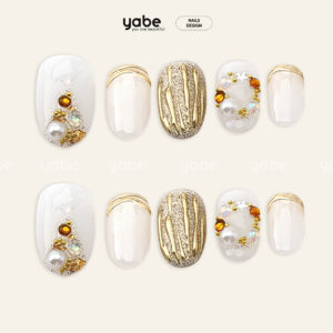 Adorable christmas press-on nails ideas